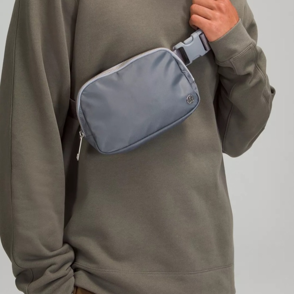 Gray lululemon wear everywhere belt bag